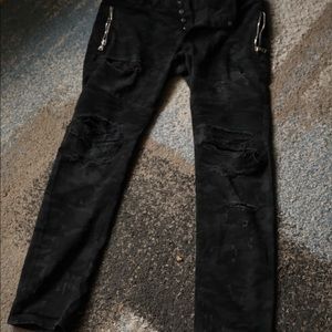 Balmain pants black camouflage